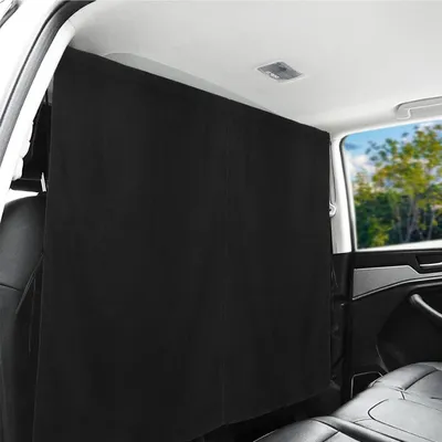 Immagine prodotto di Tende per auto, velluto, oscuranti, protezione dalla luce, magnetiche, 142x81,5 cm, nere