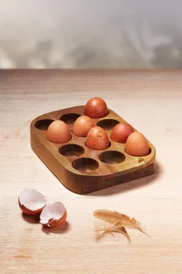 Produktbild von Famanu Eierbox aus Acaciahholz - 25 x 17,5 cm