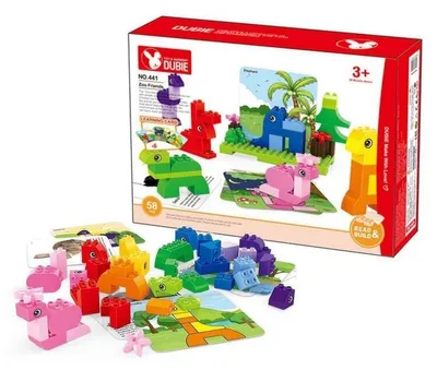 Obrázek produktu pro Dubie 441 Sada stavebních kostek "Zvířata v zoo" - velké kostky