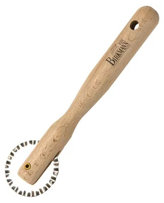 Produktbild von BIRKMANN Teigrädchen, 15 cm, aus Buchenholz, mit Metallrädchen