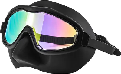 Produktbild von Schwimmbrille für Kinder mit Nasenschutz, Antibeschlag-UV-Schutz, Gesichtsschutz zum Tauchen, Weitwinkelobjektiv, auslaufsichere Poolbrille für Kinder im Alter von 3–15 Jahren
