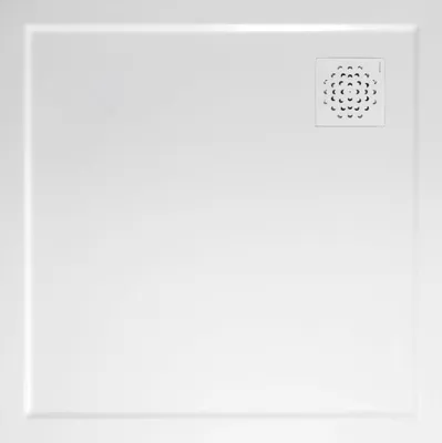 Produktbild von XENA Gussmarmor Duschwanne, Quadrat 90x90cm, weiß
