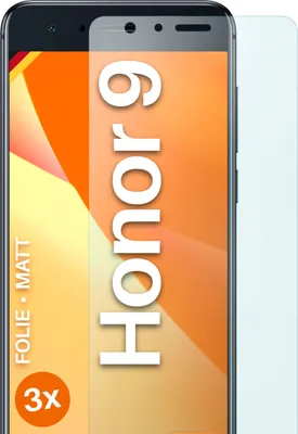 Produktbild von moex® 3x Schutzfolie kompatibel mit Huawei Honor 9 - Displayschutzfolie Anti Reflex Folie, Matt