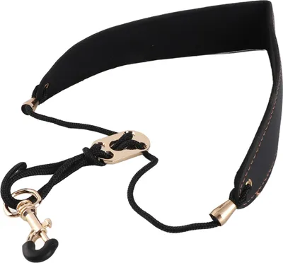 Image de Naroote Courroies de cou de saxophone, Courroie de cou de saxophone alto SAX 430 Mm-560 Mm avec rembourrage doux Courroie de cou de saxophone alto pour saxophones alto/soprano/ténor et clarinettes