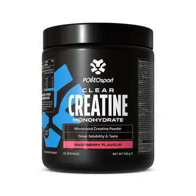 Produktbild von Polleo Clear Creatine Monohydrate, 250 g - Himbeere
