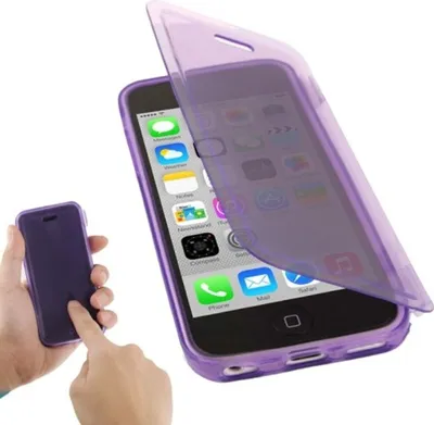 Produktbild von Handyhülle Flip Quer für Handy iPhone 5c lila