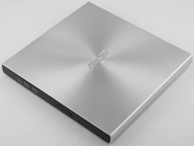 Produktbild von Asus Zen Drive 2 externer Ultra SLIM DVD Brenner (inkl. 2 M-Disk Rohlingen, Brennsoftware & Nero Backup App, 8x DVDR, 6x DVDR DL, 5x DVD-RAM, USB 2.0) silber