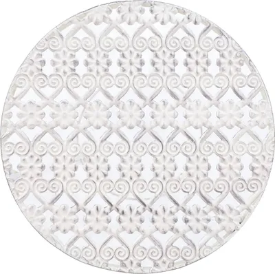 Produktbild von vidaXL Blumenständer Set 3-tlg. Vintage Antik Metall Weiß
