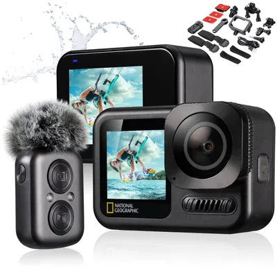 Produktbild von National Geographic Explorer 7 Action Cam 4K 60 fps mit Dual Display