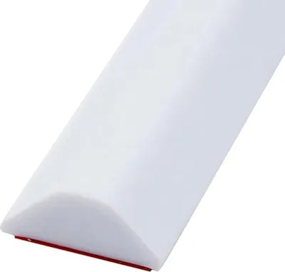 Produktbild von Faltbarer Wasserstopper für Badezimmer, Überschwemmungsbarriere aus Gummi, Wassersperre für Nassräume, Duschschwellen-Wasserschutz (Farbe: Weiß, Größe: 1 m/39 Zoll)