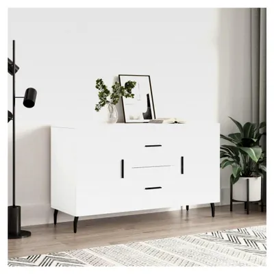 Produktbild von Hochglanz Weißes Sideboard 100x36x60 cm Holzschrank