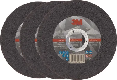 Immagine prodotto di disco da taglio 3M Silver, T41, 115 × 1 mm, 3 pezzi, 51785