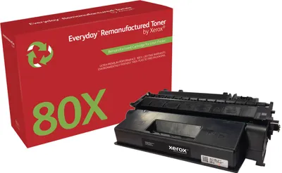 Produktbild von Everyday™ Mono wiederaufbereiteter Toner von , kompatibel mit HP 80X (CF280X), Hohe Kapazität, 6900 Seiten, Schwarz, 1 Stück(e)