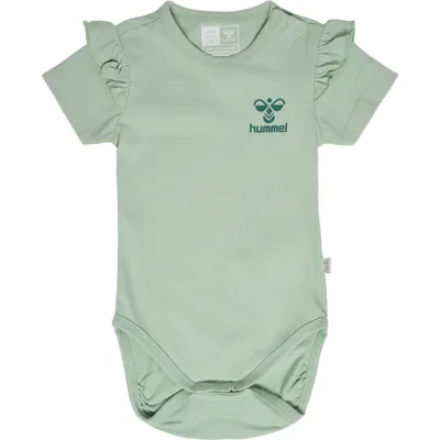 Produktbild von hummel hmlTALYA Ruffle Strampler Babys 6117 - silt green 74