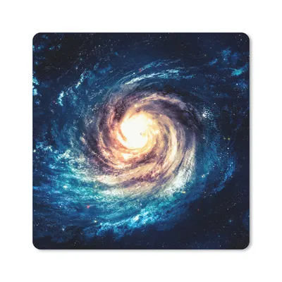 Produktbild von MuchoWow® Mauspad Mousepad Sterne - Weltraum - Blau 30x30 cm - Mousepads - Maus Mat - Pad - Mausunterlage - Gaming