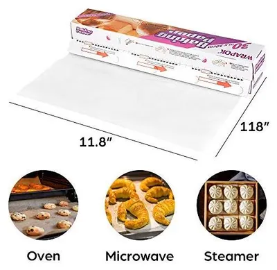 Imagen del producto de Papel de horno en rollo, con revestimiento antiadherente, 30 cm x 30 m