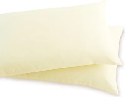 Obrázek produktu pro Povlak na polštář 48x74 sada 2, jednoduché povlaky na polštářky, velmi měkké a prodyšné, povlak na polštář - povlak na polštář - odolný a hypoalergenní (béžová)