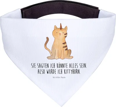 Produktbild von Mr. & Mrs. Panda Hunde-Halstuch Einhorn Katze - Weiß - Geschenk, Regenbogen, Halstuch, Glitzer, Für Hunde, Unicorn, Hund, Hundehalstuch, Mieze, Tuch