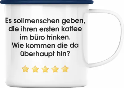Produktbild von Trendation - 18. Geburtstag Emaille Tasse Jungen Jungs Geschenk 18er Geschenkidee 18 Sohn Gamer Level Up (Blau)