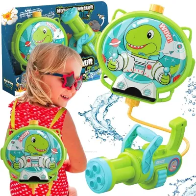 Zdjęcie produktu dla WOOPIE Pistolet na Wodę z Plecakiem Dino