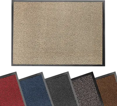 Zdjęcie produktu dla Mata zatrzymująca brud SKY ochra-czarna 60x90 cm
