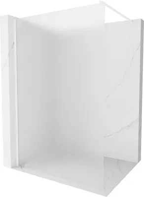 Produktbild von Mexen Kioto Duschwand 110 x 200 cm, Frost 8 mm, Weiß - 800-110-101-20-30