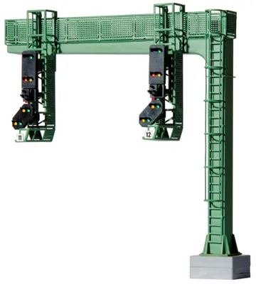 Produktbild von Viessmann 4750 - H0 Signalbrücke mit 2 Einfahrsignalen und - Neu