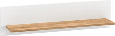 Produktbild von Wandregal Torino Wandboard 101x21x25cm weiß Eiche Castello