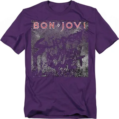 Immagine prodotto di Bon Jovi - Maglietta "Slippery When Wet" per uomo/donna Unisex TV20689 (XL) (Viola)