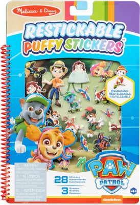 Zdjęcie produktu dla Paw Patrol Safari Naklejki wypukłe wielokrotnego użytku Melissa & Doug