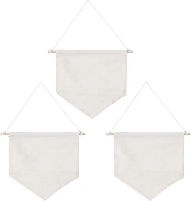 Produktbild von 3 Stoffbanner-Set für Wanddekoration