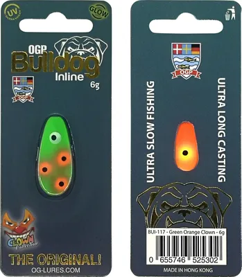 Produktbild von Westin Kunstköder Bulldog Inline (Green Orange Clown)