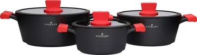Produktbild von Zwieger Obsidian sada 6 hrnců