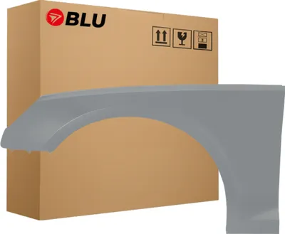 Image de BLU Aile Compatible avec Audi A4 B9 S4 LX7R Gauche Silber MonsunGrau | 2015-2019 | Avant | Peint| Prêt à Monter | Acier