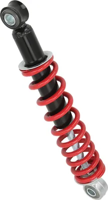 Imagen del producto de Amortiguador de motocicleta de 250 mm (9,8 pulgadas) con resorte rojo, universal para motocross, pit bike, ATV y karts de 50 cc a 125 cc