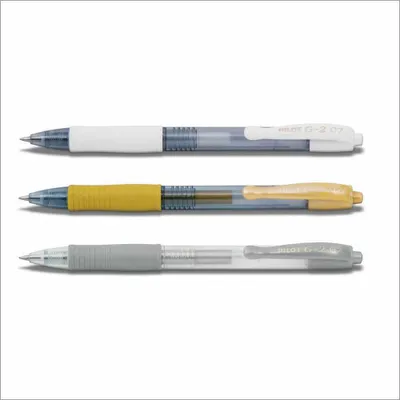 Produktbild von Pilot G2-07 Gelschreiber Metallic - 3er-Set gold, silber und weiß