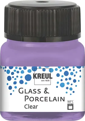 Produktbild von KREUL Glas- und Porzellanfarbe Clear flieder 20 ml