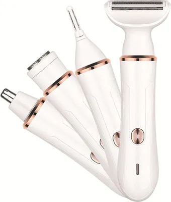 Produktbild von OKWISH Elektrische Rasierer Damen, Epilierer 4 in 1, Intimrasierer, Epilierer wiederaufladbar, Bikini Trimmer Damen, Schmerzfreier Haarentferner
