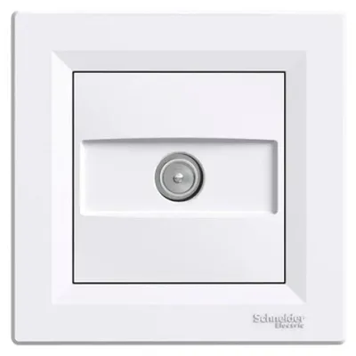 Immagine prodotto di Scatola terminale per TV con cornice, bianco Schneider Asfora EPH3200121/SCH