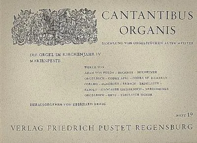 Produktbild von Die Orgel im Kirchenjahr Band 4Marienfeste
