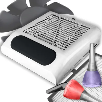 Zdjęcie produktu dla Odkurzacz do paznokci Odkurzacz do paznokci 80W z filtrem Odkurzacz stołowy Profesjonalne zestawy do manicure Odkurzacz do paznokci Pielęgnacja paznokci Manicure Silver Retoo