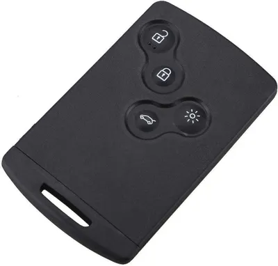 Produktbild von Smartcard-Schlüsselgehäuse, 4 Tasten, Techstar, kompatibel mit Renault Megane III, Scenic, Laguna III, Clio, Captur