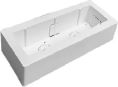 Produktbild von Universal Aufputzdose 3 Elemente 234x92x42 Weiß