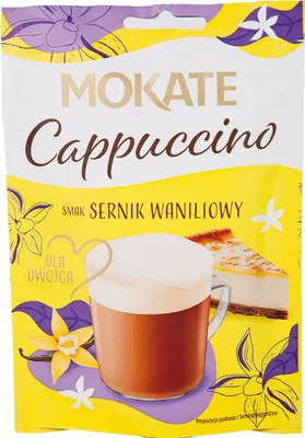 Zdjęcie produktu dla Słodka Kawa Cappuccino Sernik Waniliowy Deserowa Pianka Bez Eskpresu 40g