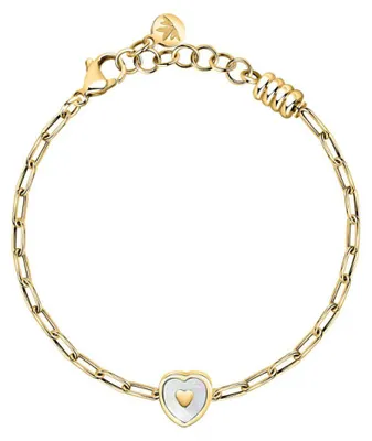 Image de Beau bracelet cœur plaqué or SCZ1346
