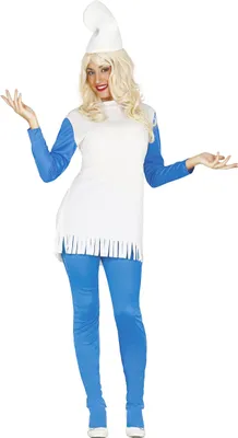 Immagine prodotto di costume da nano blu per donna taglia M/L, taglia:M