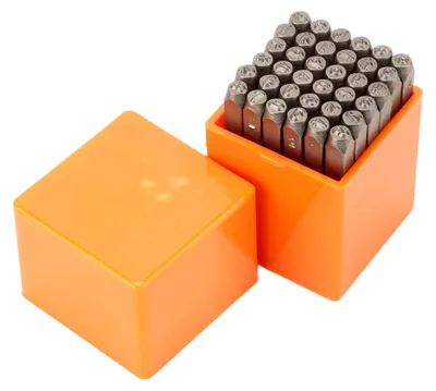 Produktbild von 36 Metall-Buchstabenstempel, 3,1 cm, Hartstahl, langlebige Stempel für Leder, Holz, DIY, Basteln, Schmuckherstellung, Kunstprojekte