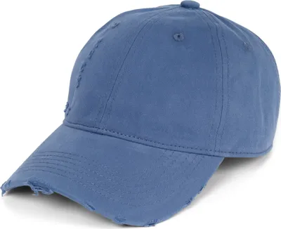 Produktbild von styleBREAKER Uni Baseball Cap Destroyed Look mit Rissen, 6 Panel Cap Einfarbig, Basecap Schnalle verstellbar 04023092