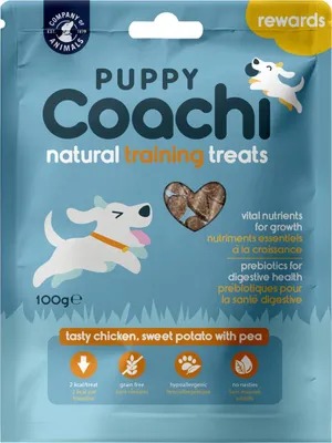 Productafbeelding van Coachi trainingssnacks voor puppy's, gezond, glutenvrij, met kip, 100 gram