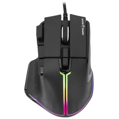 Immagine prodotto di Mouse da gioco White Shark MARROK, 12.000 dpi, nero